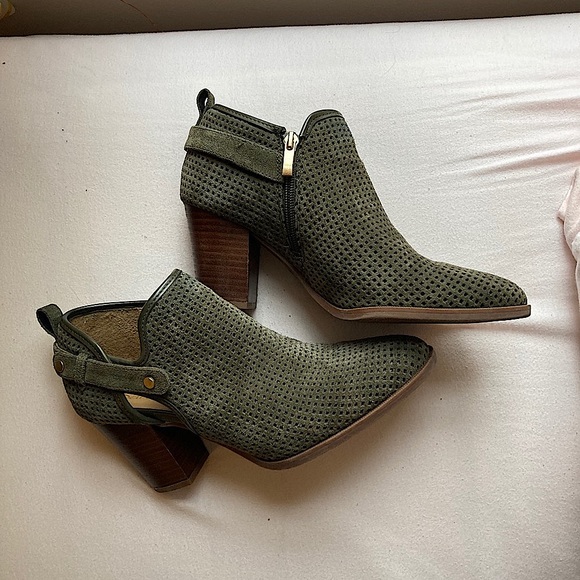 Franco Sarto Shoes - Franco Sarto Olive Green Booties Size 9